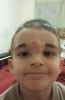 Learning to be tough for your own child!
