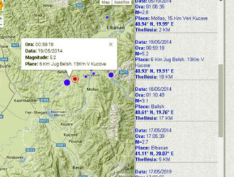 Earthquake shakes up to 5.2 on the Rihter scale