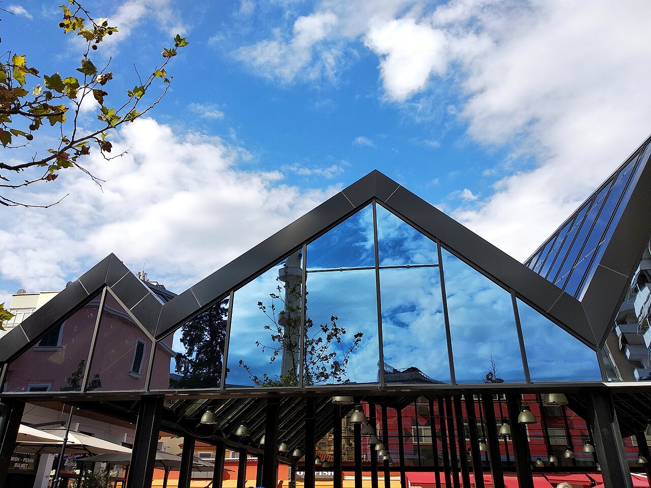 The New Bazaar of Tirana