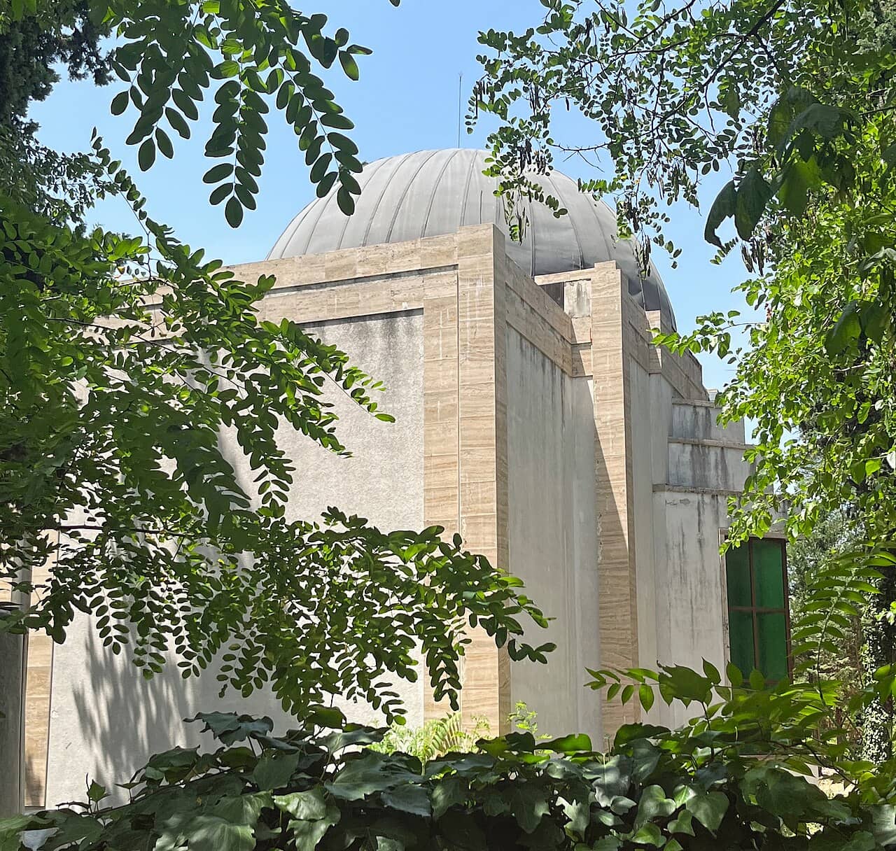 The rebuilt Mausoleum of the Albanian Royal Family on Kodra e Dajtit, Tirana, where King Zog I and Queen Geraldine are reburied