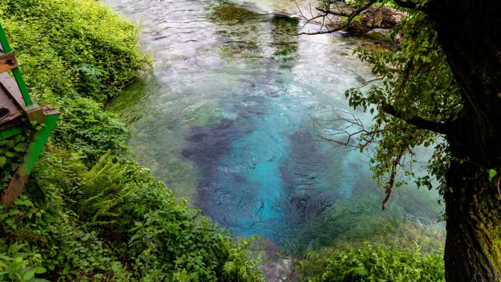 The Blue Eye spring, Syri i Kalter, southern Albania