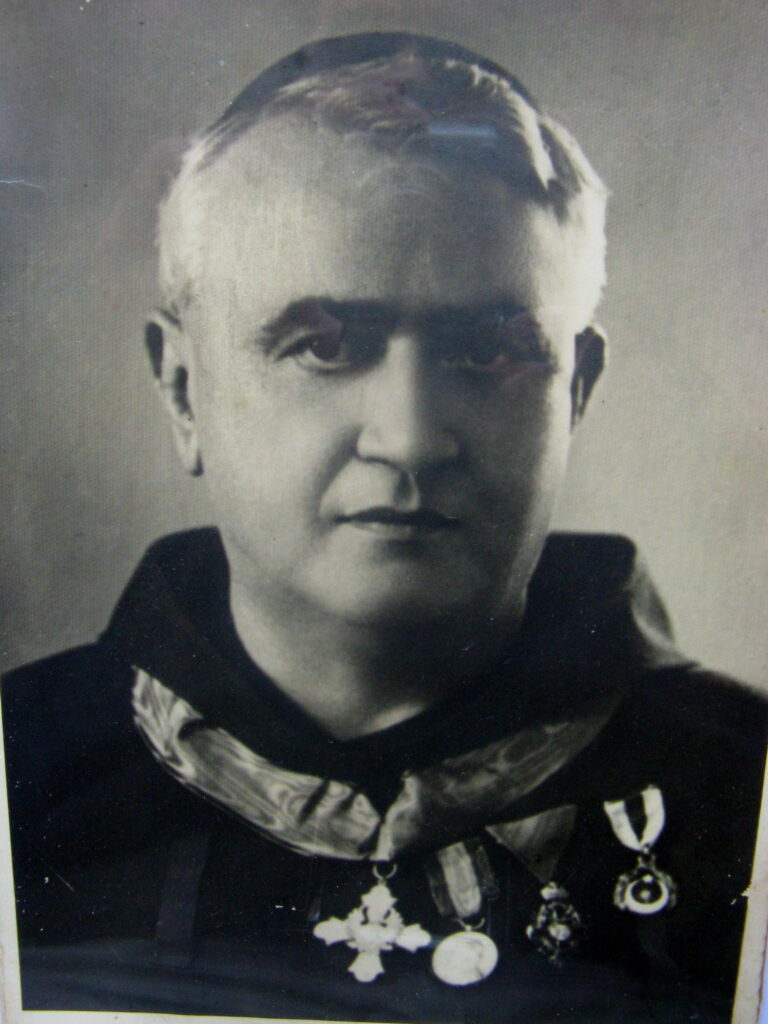 Gjergj Fishta, Franciscan friar and author of The Highland Lute, photographed in 1932