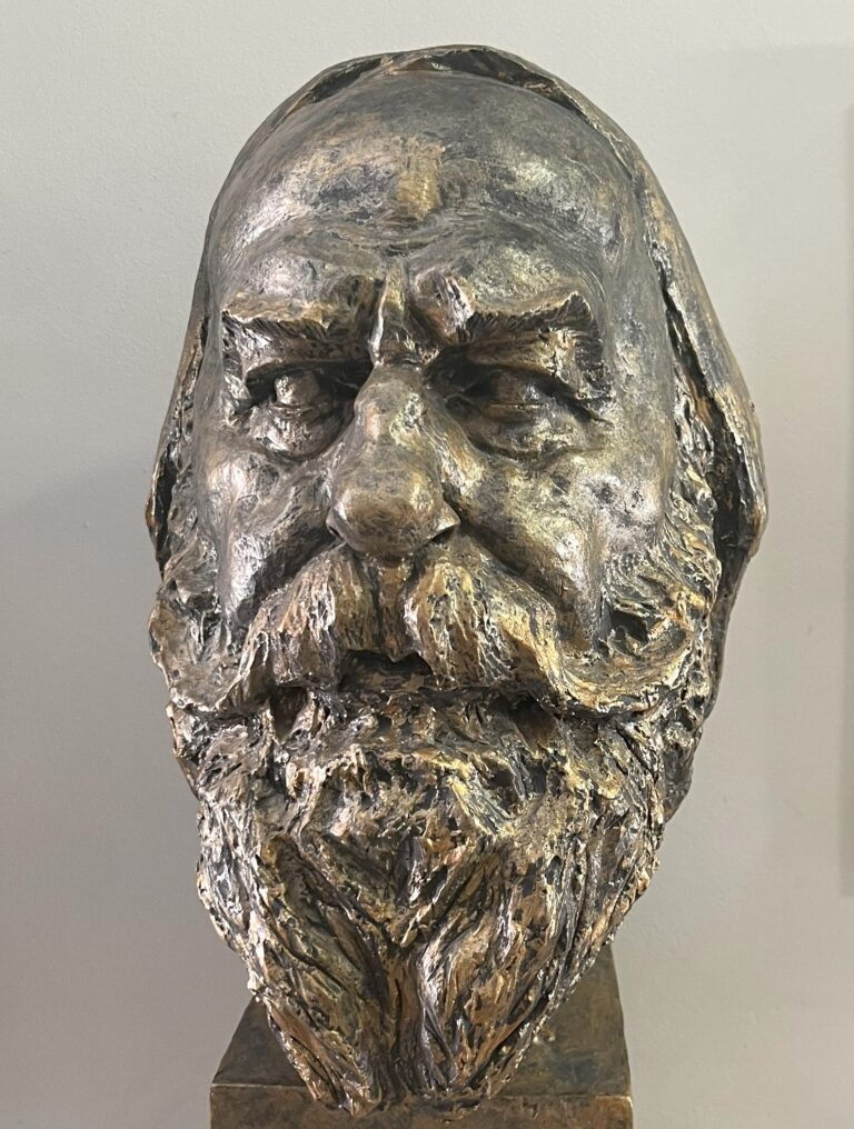 Bust of Gjon Buzuku, author of the 1555 Meshari, the oldest printed Albanian book