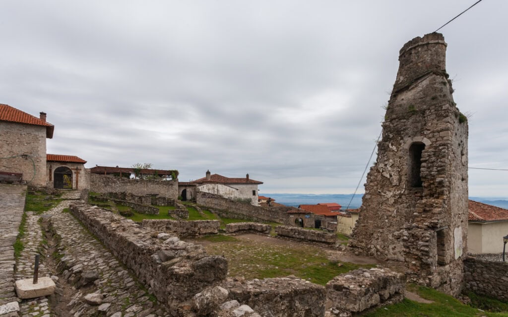 Kruja Castle on the hilltop, Albania
