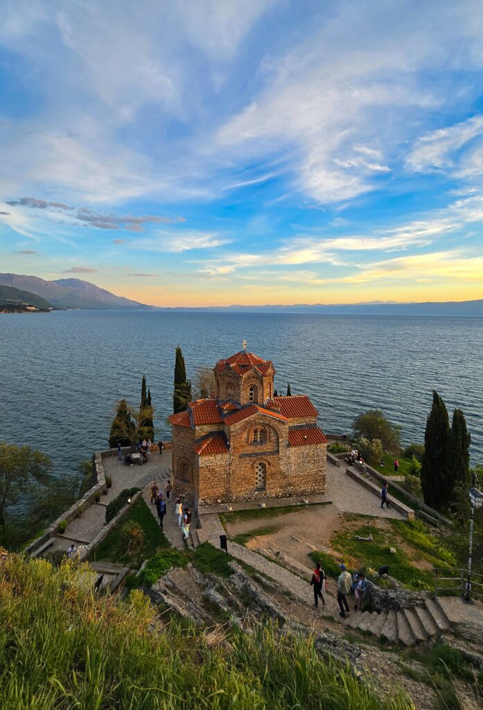 Lake Ohrid and the Church of St John at Kaneo