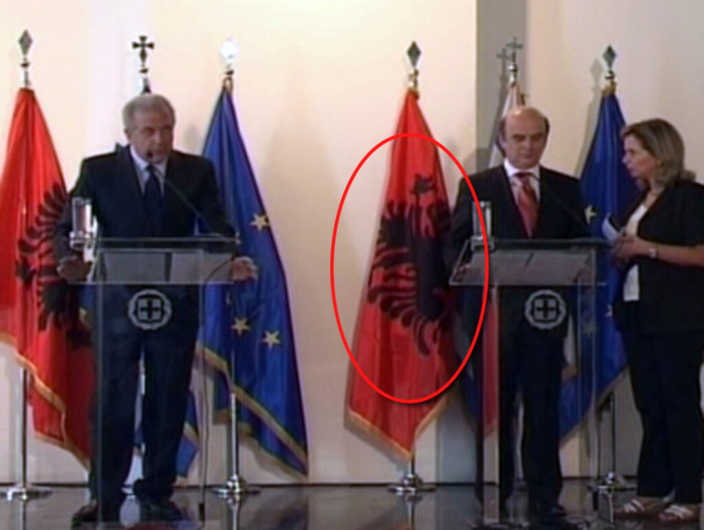 Greek Diplomatic Incident With Albanian Flag