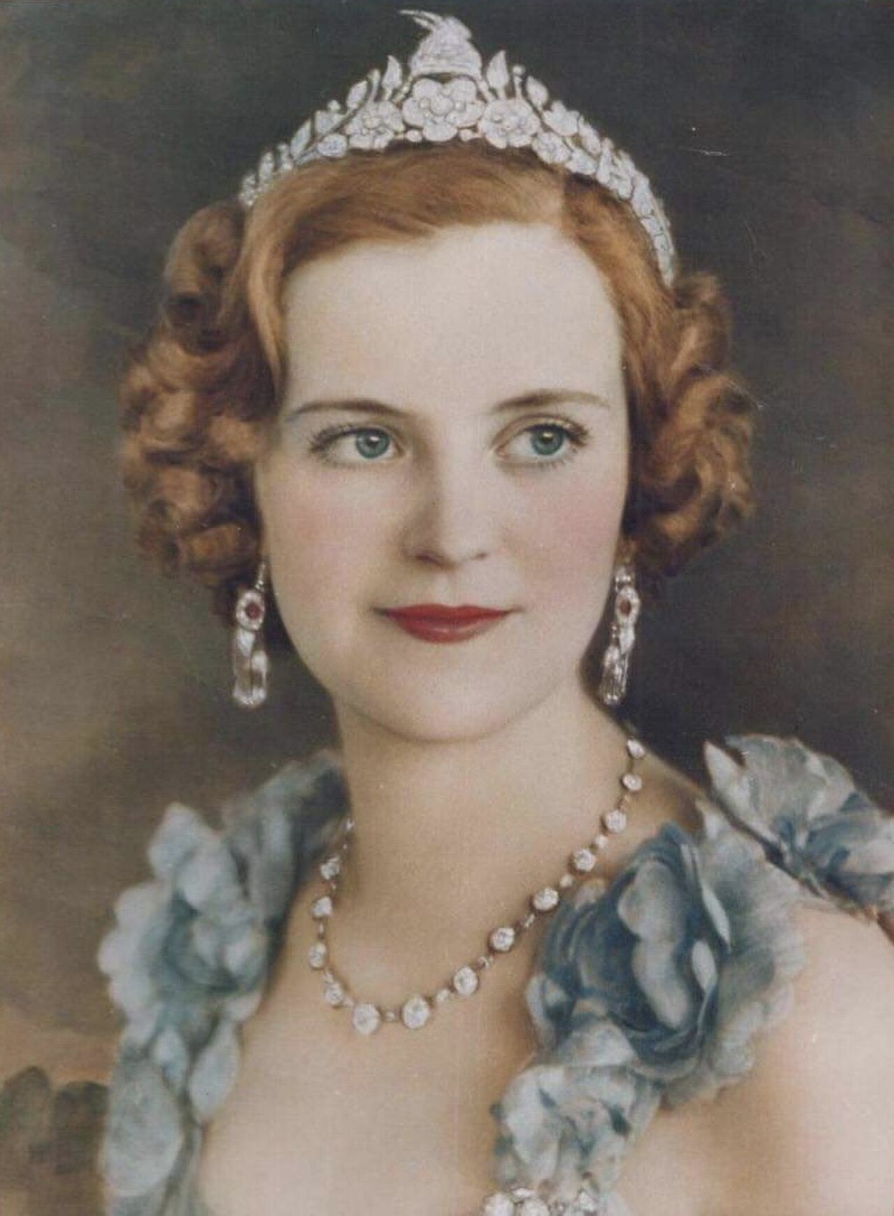Portrait photograph of Queen Geraldine of Albania
